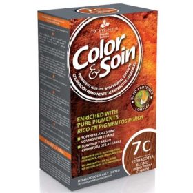 3 CHENES COLOR ET SOIN COLORATION PERMANENTE 7C BLOND TERRE CUIVRE 135 ML