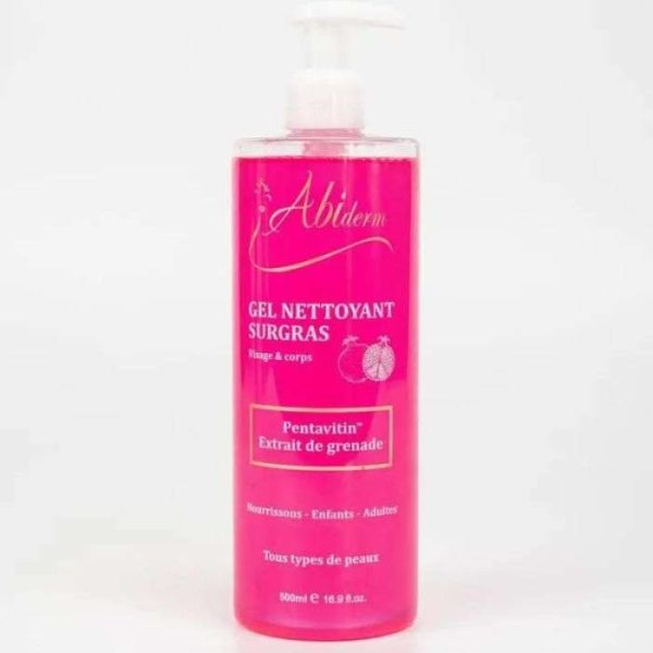ABIDERM GEL NETTOYANT SURGRAS VISAGE ET CORPS 500 ML