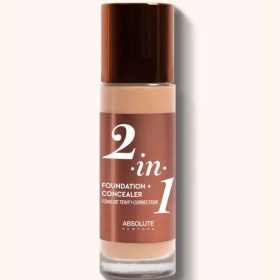 ABSOLUTE NEW YORK 2 EN 1 FOND DE TEINT + CORRECTEUR 02 NEUTRAL SHELL 35 ML