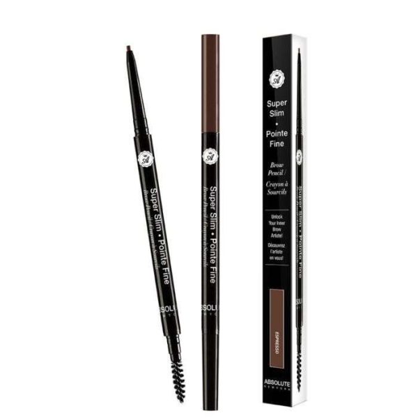 ABSOLUTE NEW YORK CRAYON A SOURCILS SUPER SLIM POINTE FINE ESPRESSO SSEB02