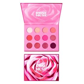 ABSOLUTE NEW YORK ROSE MUSE 12 COLOR MULTI FORMULA PALETTE 0.85 G X 12 MESP07