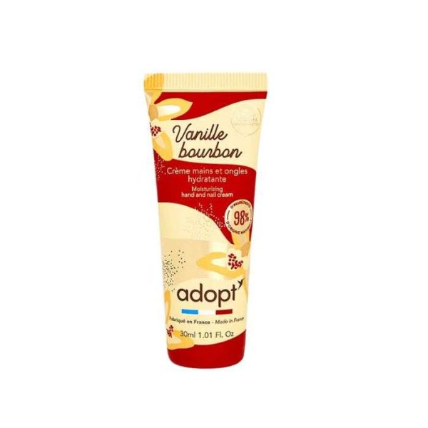 ADOPT VANILLE BOURBON CREME MAINS ET ONGLES HYDRATANTE 30 ML