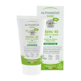 ALPHANOVA OLIZINC 40 CREME DE CHANGE BEBE 50 G