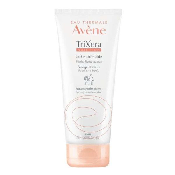 AVENE TRIXERA LAIT NUTRI FLUIDE VISAGE ET CORPS PEAUX SENSIBLES 200 ML