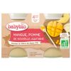 BABYBIO PETIT POT DE POMME ET MANGUE 2x130 G BIO