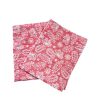 BAMBIDOU LOT 2 BAVOIRS EPAULE MINI LANGE GAZE DE COTON ROSE