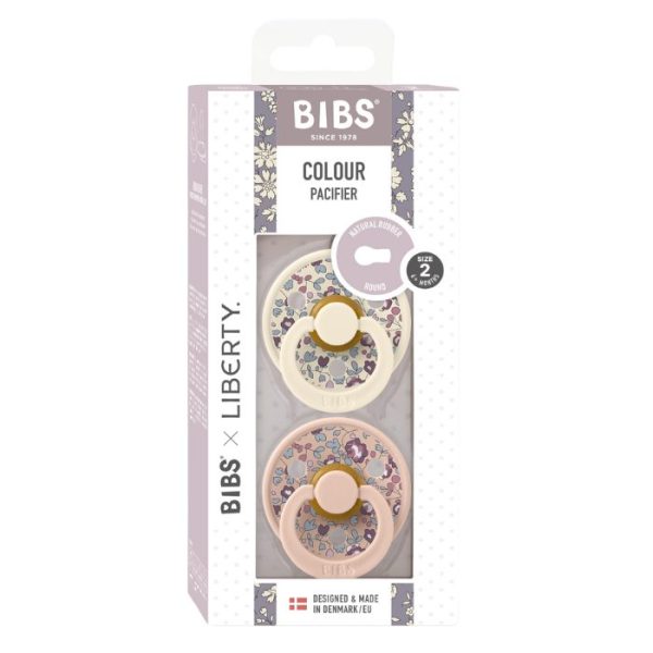 BIBS COLOUR NATURAL RUBBER TAILLE 2 SUCETTE 6 MOIS