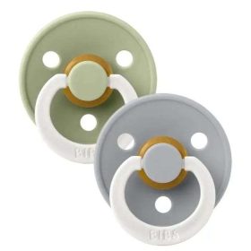 BIBS SET DE 2 SUCETTES SAGE GLOW CLOUD GLOW 0-6 MOIS