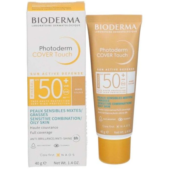 BIODERMA PHOTODERM COVER TOUCH TEINTE DOREE spf 50