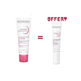 BIODERMA OFFRE SENSIBIO DEFENSIVE RICHE CREME ACTIVE APAISANTE 40 ML + SENSIBIO EYE 15ML OFFERT