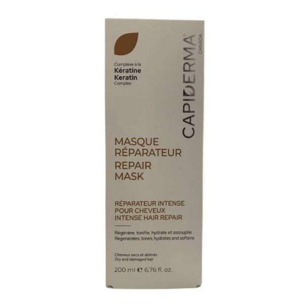 CAPIDERMA MASQUE REPARATEUR INTENSE POUR CHEVEUX 200 ML