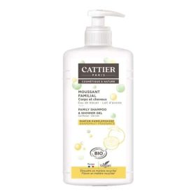 CATTIER MOUSSANT FAMILIAL CORPS ET CHEVEUX 1 LITRE