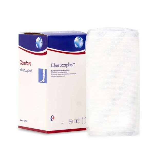 COMFORTPLAST ELASTICOPLAST BANDE ADHESIVE ELASTIQUE 6 CM 2.5 CM