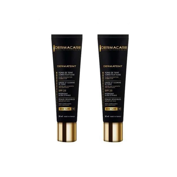 DERMACARE DERMATEINT BEIGE CLAIR N 10 PACK 30 ML
