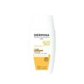 DERMINA SUNLINA FLUIDE ULTRA LEGER SPF 50+ INVISIBLE 50 ML