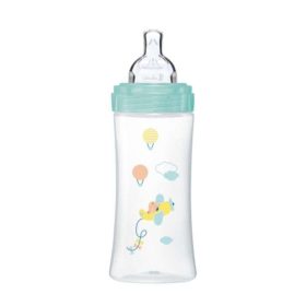 DODIE BIBERON ANTI COLIQUE TETINE PLATE 330ML 6MOIS+