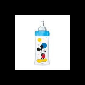 DODIE BIBERON INITIATION+ 330ML MICKEY BLEU +6 M TET RONDE 3 VIT D3