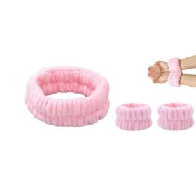 ENSEMBLE BANDEAU DE TETE ET POIGNET MULTICOLORE
