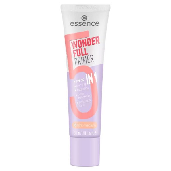 ESSENCE WONDER FULL PRIMER 10 LIGHT MEDIUM 5 IN 1 SPF30 30 ML