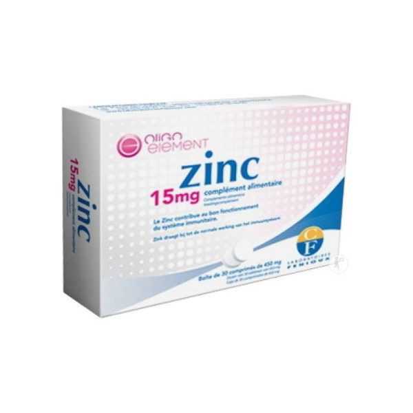 FENIOUX ZINC 15 MG 30 COMPRIMES 450 MG