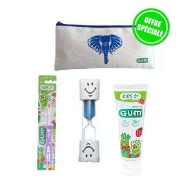 GUM COFFRET TROUSSE KIDS 2-6 ANS