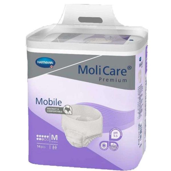HARTMANN MOLICARE PREMIUM MOBILE SLIP ABSORBANT NUIT 14 PIECES
