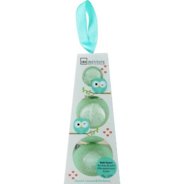 IDC INSTITUTE BOMBES DE BAIN EFFERVESCENT 3 PIECES 94G