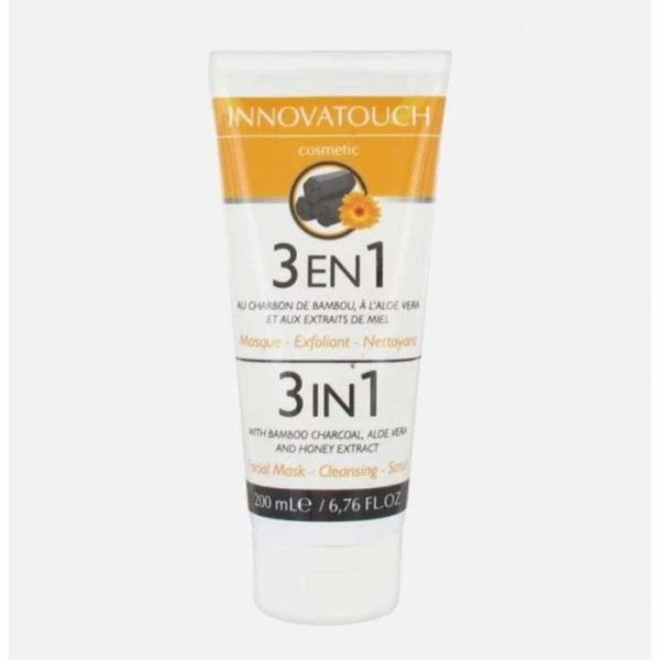 INNOVATOUCH 3 EN 1 AU CHARBON DE BAMBOU 200 ML