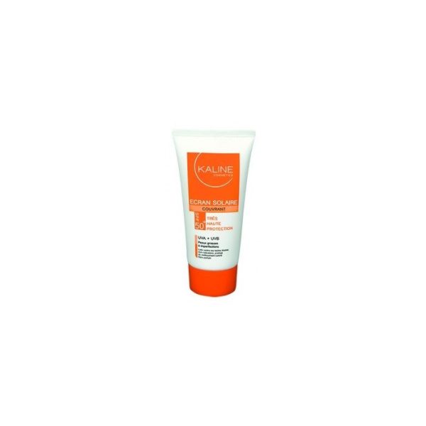 KALINE CREME SOLAIRE COUVRANTE SPF 50+ 50ML PEAUX GRASSE A IMPERFECTION