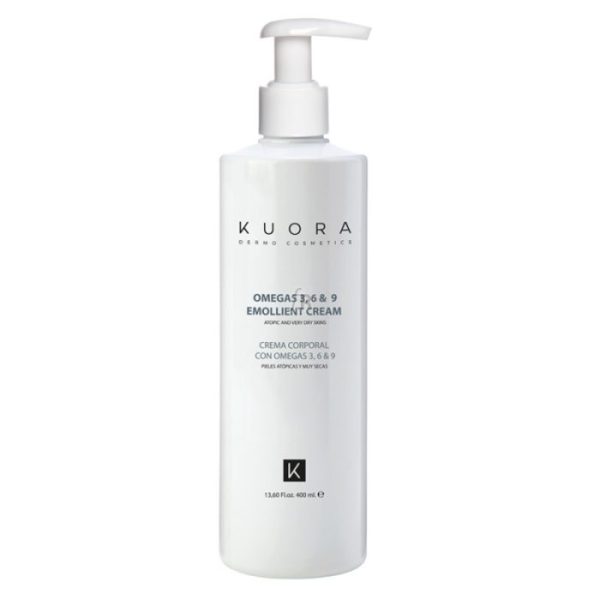KUORA CREME EMOLLIENTE OMEGA 3 6 ET 9 PEAUX SENSIBLES SECS ET ATOPIQUE 400 ML