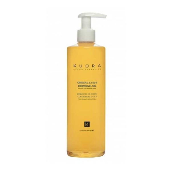 KUORA OMEGA 3 6 ET 9 HUILE DERMOGEL PEAUX SENSIBLES SECS ET ATOPIQUE 400 ML