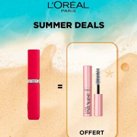 L'OREAL PARIS OFFRE WEB INFAILLIBLE ROUGE A LEVRES MATTE RESISTANCE + MINI MASCARA OFFERT