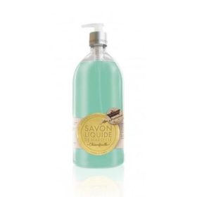 LES PETITS BAIN DE PROVENCE SAVON LIQUIDE DE MARSEILLE CHEVRE FEUILLE 1 L