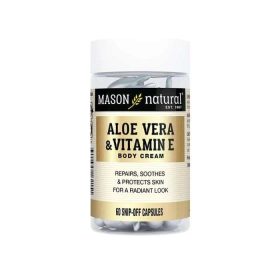 MASON NATURAL ALOE VERA ET VITAMINE E CREME CORPS 60 SNIP OFF CAPSULES