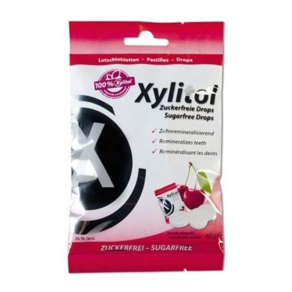 MIRADENT PASTILLE XYLITOL SAVEUR CERISE 60 G 26 PIECES