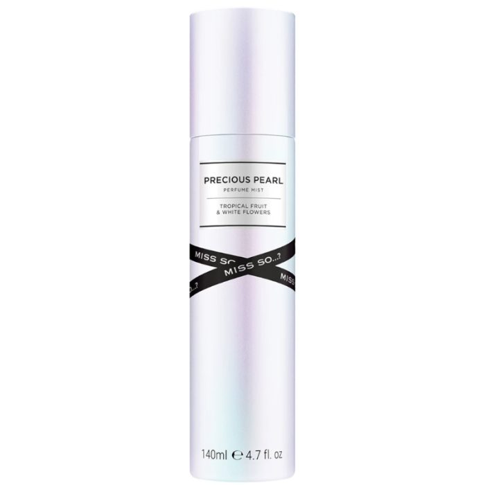 MISS SO SPRAY CORPS PRECIOUS PEARL PERFUME TROPICAL FRUIT AND WHITE FLOWERS 140 ML