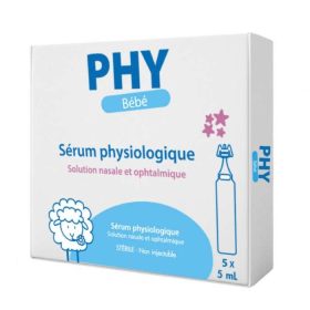 PHY BEBE SERUM PHYSIOLOGIQUE 5*5ML