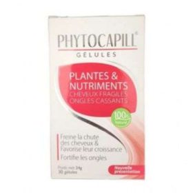 PHYTOCAPILL PLANTES NUTRIMENTS CHEVEUX ET ONGLES 30 GELULES