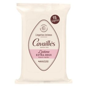 ROGE CAVAILLES LINGETTES INTIME EXTRA DOUX 15 UNITES