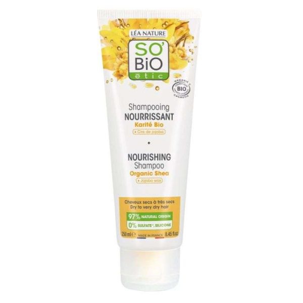 SO BIO SHAMPOOING NOURRISSANT KARITES BIO 250 ML