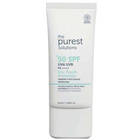 THE PUREST SOLUTIONS DRY TOUCH PROTECTION FOR OILY SKIN SPF 50+