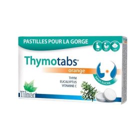 TILMAN THYMOTABS ORANGE 12 PASTILLES POUR LA GORGE