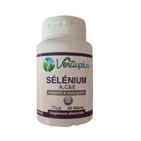 VERTUPLUS SELENIUM IMMUNITE ANTIOXYDANT 60 GELULES