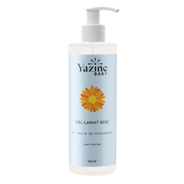 YAZINE BEBE GEL LAVANT BEBE A L'HUILE DE CALENDULA 200 ML