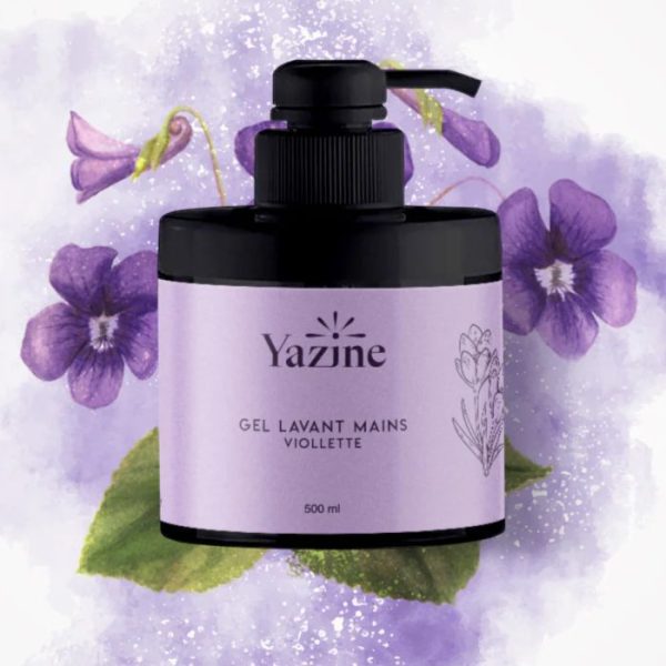 YAZINE GEL LAVANT MAIN VIOLLETTE 500 ML